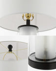 Set of Two 26" Antiqued Bronze Lighthouse Table Lamps With Drum Shades