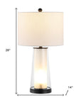 Set of Two 26" Antiqued Bronze Lighthouse Table Lamps With Drum Shades