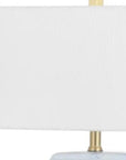 Set of Two 25" Gold Table Lamps With Shades