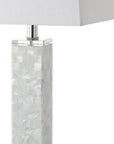 Set of Two 29" Clear Novelty Table Lamps With Shades