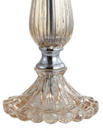 Set of Two 33" Champagne Novelty Table Lamps With Globe Shades