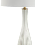 34" Gold Novelty Table Lamp With Globe Shade