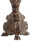 34" Brown Novelty Table Lamp With Drum Shade