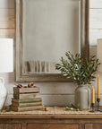 Set of Two 21" Clear Novelty Table Lamps With Drum Shades