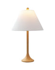Set of Two 25" Brown Table Lamps With Empire Shades