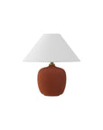 Set of Two 18" Clear Novelty Table Lamps With Empire Shades