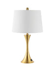 Set of Two 23" Clear Novelty Table Lamps With Empire Shades