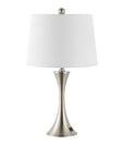 Set of Two 23" Clear Novelty Table Lamps With Empire Shades