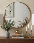 Set of Two 21" Gold USB Table Lamps With Drum Shades