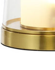 Set of Two 26" Gold Lighthouse Table Lamps With Drum Shades