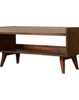 35" Beige And Brown Linen And Solid Wood Upholstered Storage Bench With Shoe Storage