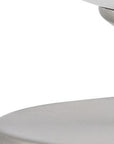 6" Nickel Novelty USB Table Lamp With Globe Shade