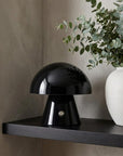 7" Clear Novelty USB Table Lamp With Globe Shade