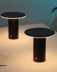 Set of Two 8" Clear USB Table Lamps