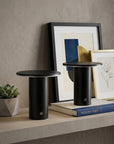 Set of Two 8" Clear USB Table Lamps