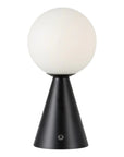 Set of Two 12" Clear Lighthouse USB Table Lamps