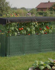 43" X 73" Green Steel Rectangular Planter Box