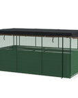 43" X 91" Green Steel Rectangular Planter Box