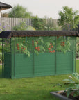 43" X 73" Green Steel Rectangular Planter Box