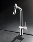 5" Silver Stainless Steel Bar Faucet
