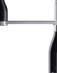 4" Black Stainless Steel Pull-Down Faucet