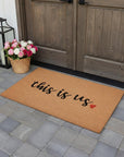24" X 48" Brown And Black This is Us Outdoor Coir Door Mat