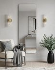 65" Frameless Full Length Hanging Mirror