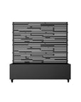 47" X 47" Black Galvanized Metal Rectangular Planter Box
