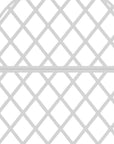 71" X 35" White Galvanized Metal Rectangular Planter Box