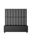 47" X 47" Black Galvanized Metal Rectangular Planter Box