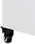 71" X 35" White Galvanized Metal Rectangular Planter Box