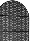71" X 47" Black Galvanized Metal Rectangular Planter Box