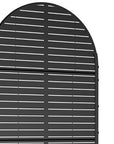 71" X 35" Black Galvanized Metal Rectangular Planter Box