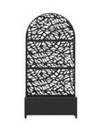 71" X 35" Black Galvanized Metal Rectangular Planter Box