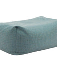 34" Green Olefin Outdoor Pouf Ottoman