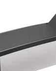 60" Black Aluminum Six Position Adjustable Sling Outdoor Chaise Lounge