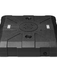 Black Cantilever Umbrella Fillable Heavy Duty Plastic In Ground Umbrella Base With Wheels