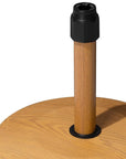 Light Brown Market Umbrella Steel In Ground Adjustable Umbrella Base With Wheels