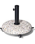 Stone Market Umbrella Steel In Ground Adjustable Umbrella Base