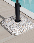 Stone Market Umbrella Steel In Ground Adjustable Umbrella Base