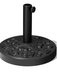 Black Market Umbrella Fillable Steel In Ground Adjustable Umbrella Base
