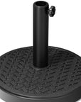 Black Market Umbrella Fillable Steel In Ground Adjustable Umbrella Base