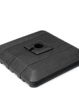 Black Cantilever Umbrella Fillable Steel In Ground Umbrella Base
