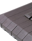 Brown Cantilever Umbrella Fillable Steel In Ground Umbrella Base