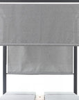 64" X 64" Gray Aluminum Gazebo