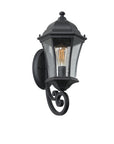 Black Transparent Outdoor Hanging Light With Clear Shades