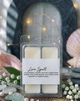 Set of Six Ivory Rose Petal Scented Soy Wax Melts