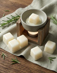 Set of Six Ivory Rose Petal Scented Soy Wax Melts