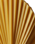 6" Gold Black Ice Scented Dimensional Palm Leaf Candle
