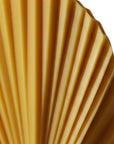 6" Gold Black Ice Scented Dimensional Palm Leaf Candle